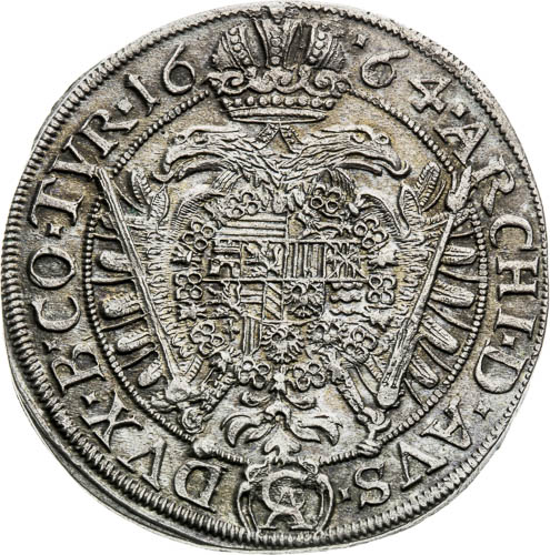 XV Krejcar 1664 - revers