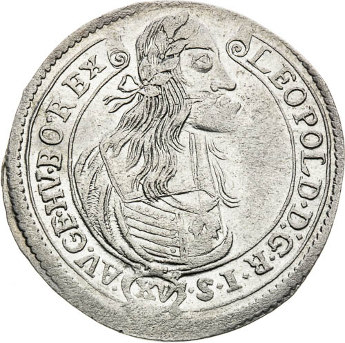 XV Krejcar 1664 - avers