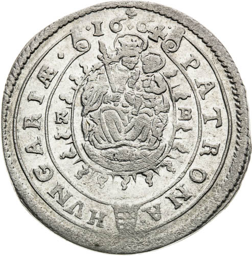 XV Krejcar 1664 - revers