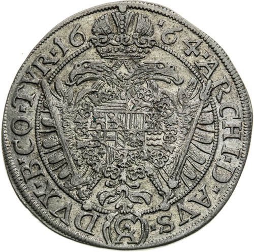 XV Krejcar 1664 - revers