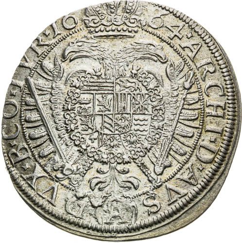 XV Krejcar 1664 - revers