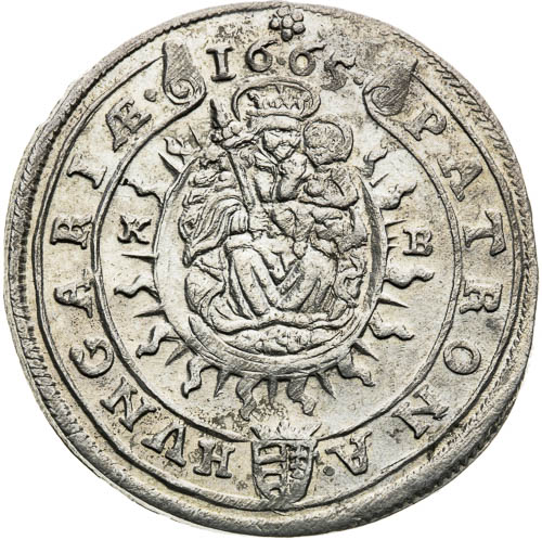 XV Krejcar 1665 - revers