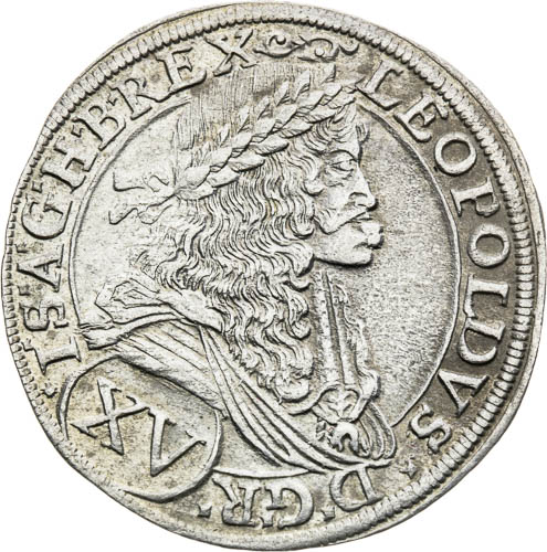 XV Krejcar 1674 - avers