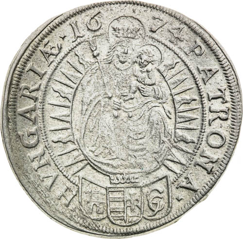 XV Krejcar 1674 - revers
