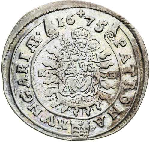 XV Krejcar 1675 - revers