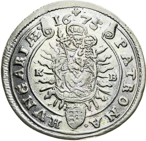 XV Krejcar 1675 - revers