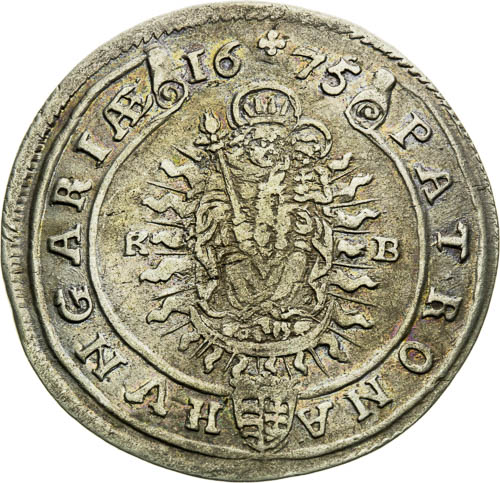 XV Krejcar 1675 - revers