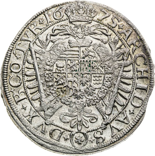 XV Krejcar 1675 - revers