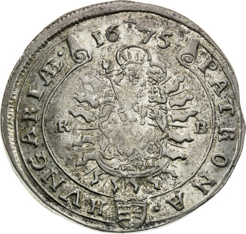 XV Krejcar 1675 - revers