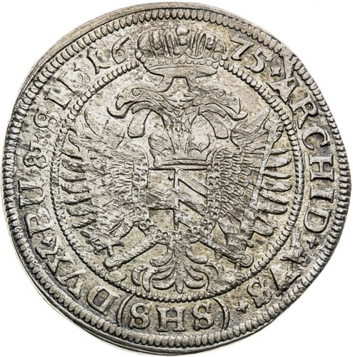 XV Krejcar 1675 - revers