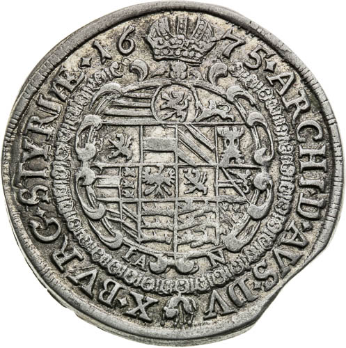 XV Krejcar 1675 - revers