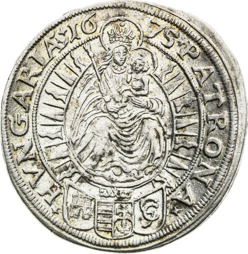 XV Krejcar 1675 - revers