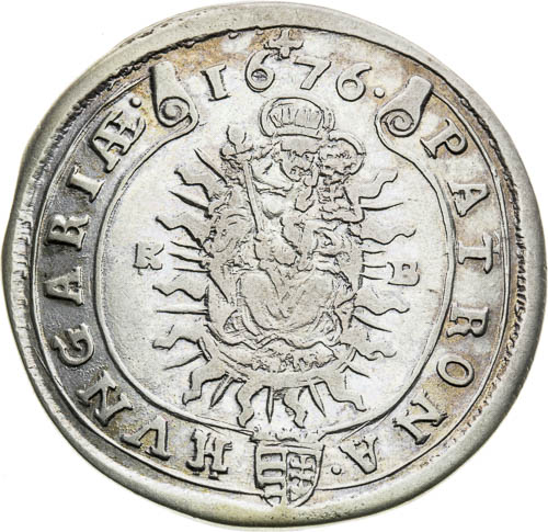 XV Krejcar 1676 - revers