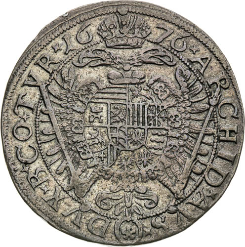 XV Krejcar 1676 - revers