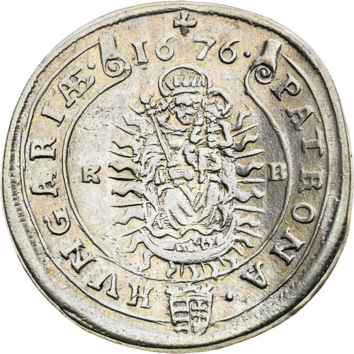 XV Kreutzer 1676 - back