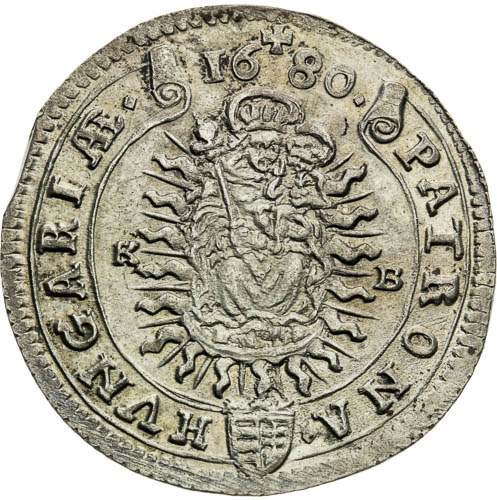 XV Kreutzer 1680 - back