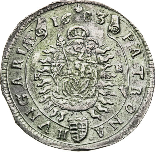 XV Kreutzer 1683 - back