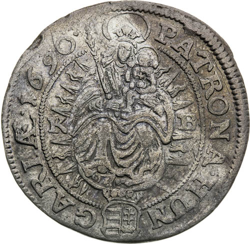 XV Kreutzer 1690 - back