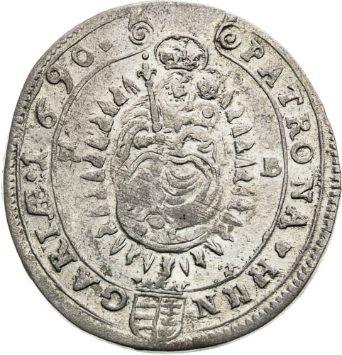 XV Grajciar 1690 - reverz