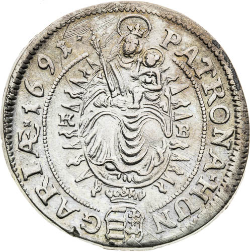 XV Grajciar 1691 - reverz