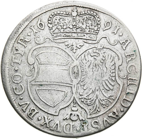 XV Grajciar 1691 - reverz