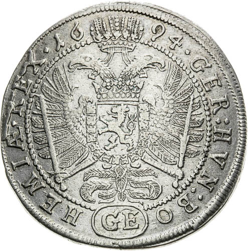XV Kreutzer 1694 - back