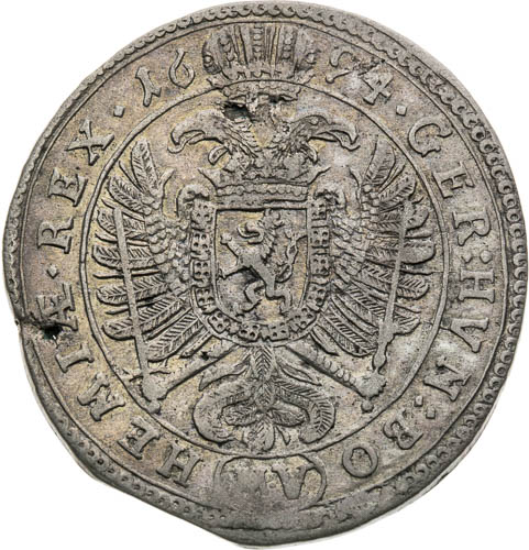 XV Kreutzer 1694 - back
