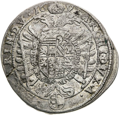 XV Krejcar 1694 - revers