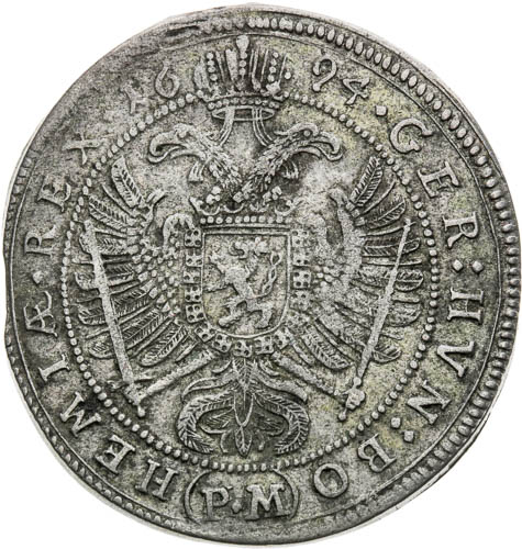 XV Krejcar 1694 - revers