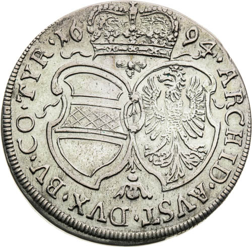 XV Krejcar 1694 - revers