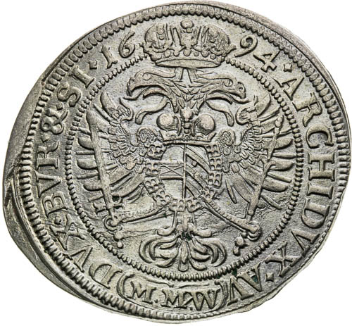 XV Krejcar 1694 - revers