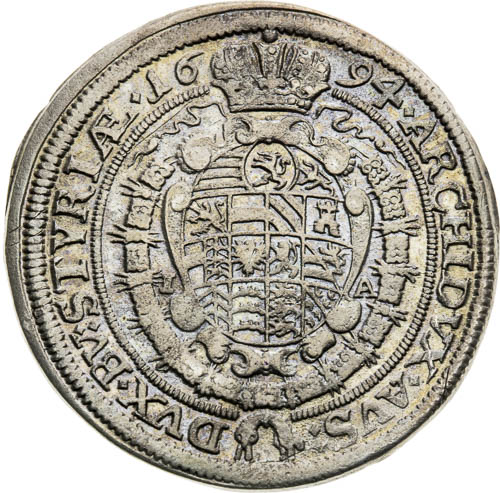 XV Krejcar 1694 - revers