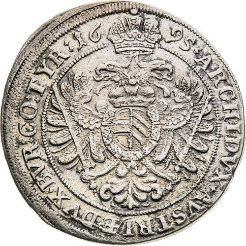 XV Kreutzer 1695 - back