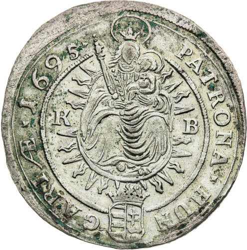 XV Kreutzer 1695 - back