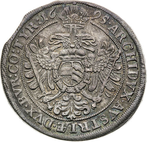 XV Kreutzer 1695 - back