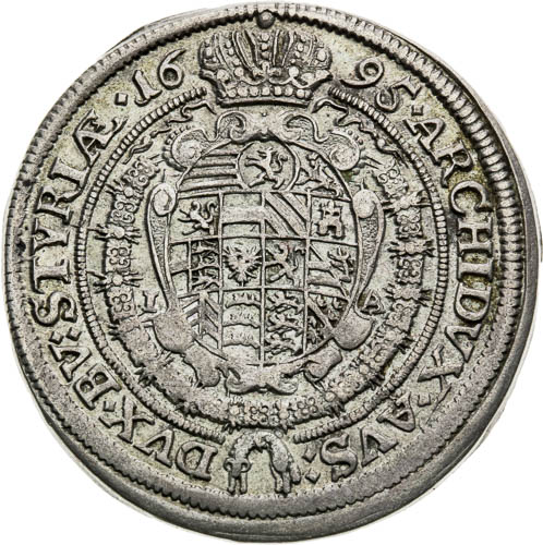 XV Kreutzer 1695 - back