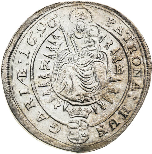 XV Kreutzer 1696 - back