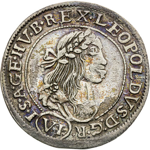 VI Kreutzer 1672 - front