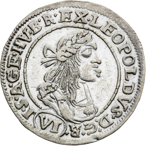 VI Kreutzer 1672 - front