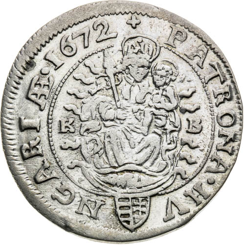 VI Kreutzer 1672 - back