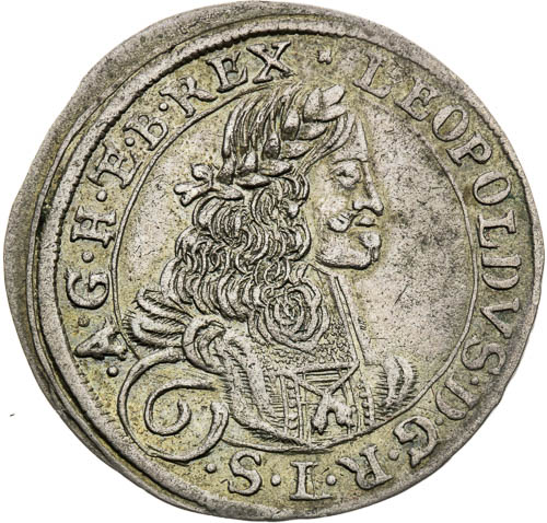 VI Kreutzer 1672 - front
