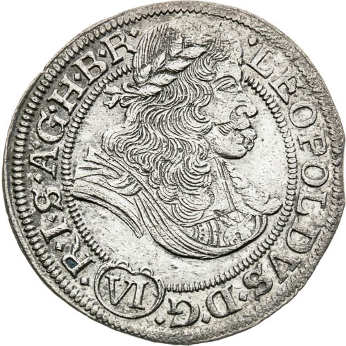 VI Kreutzer 1672 - front