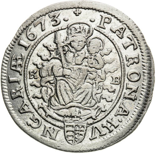 VI Kreutzer 1673 - back