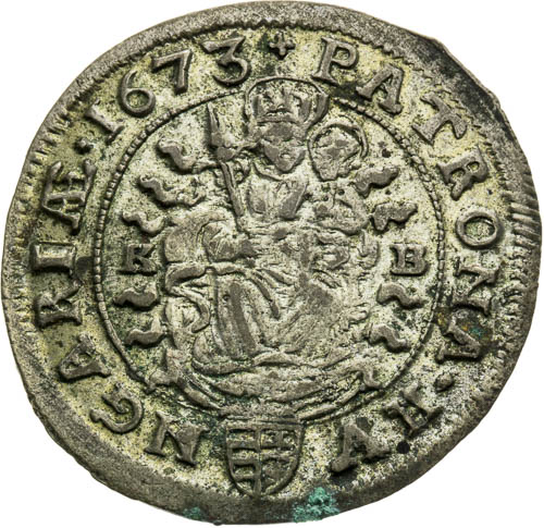VI Kreutzer 1673 - back