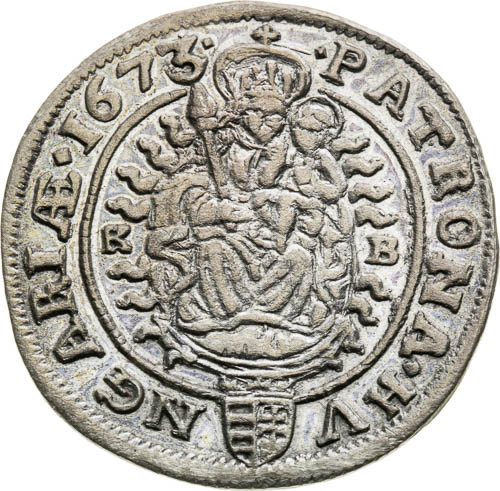 VI Kreutzer 1673 - back