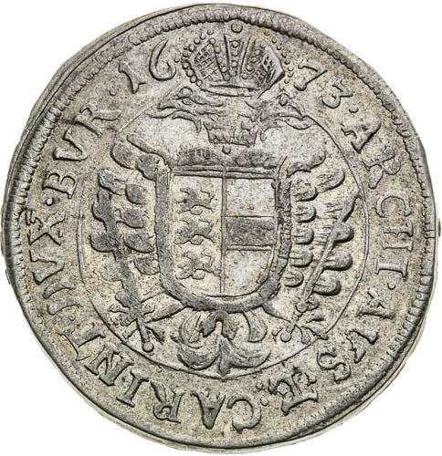 VI Kreutzer 1673 - back