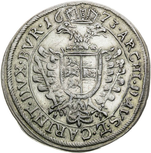 VI Grajciar 1673 - reverz