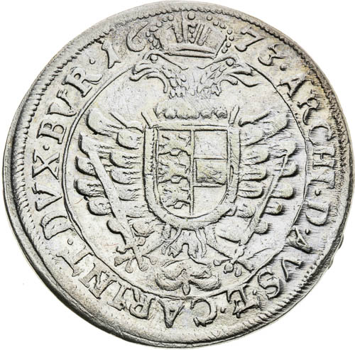 VI Grajciar 1673 - reverz