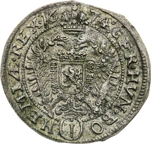 VI Grajciar 1674 - reverz