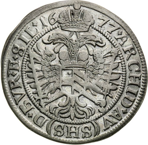 VI Grajciar 1677 - reverz